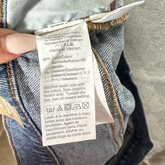 NWT MAdewell The perfect vintage crop jeans in Ainsworth wash size 37P - Picture 11 of 12